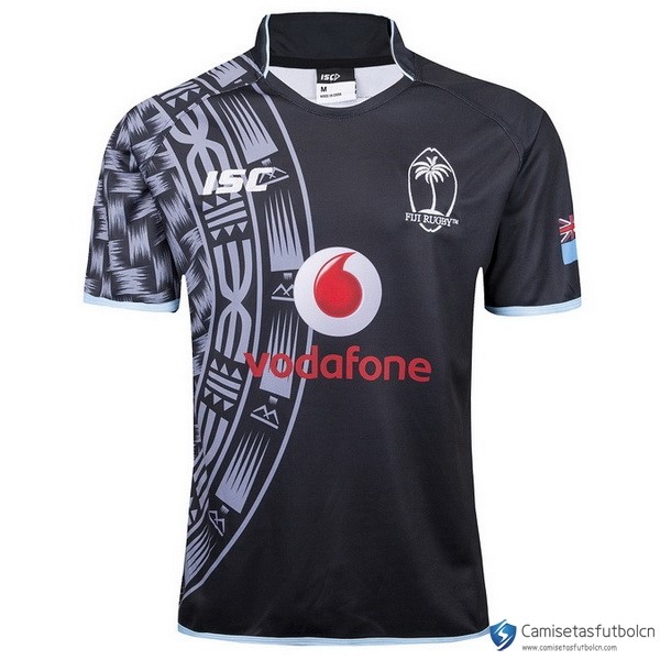 Camiseta Fiyi Segunda equipo 2017-18 Negro